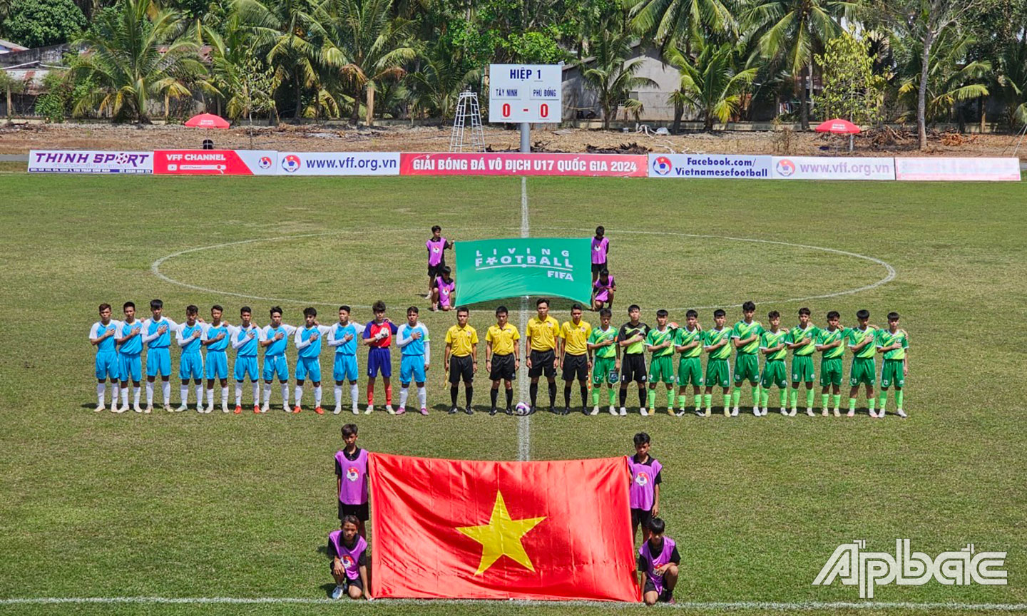 Vòng loại Bảng B, Giải Vô địch Bóng đá U17 Quốc gia năm 2024 được tổ chức tại sân vận động huyện Chợ Gạo.