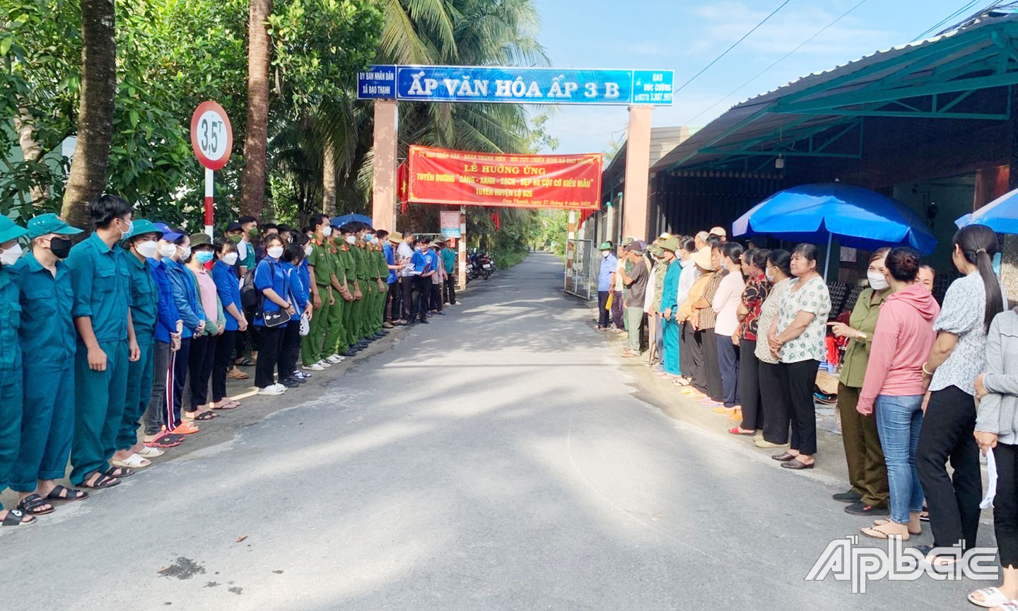 Mô hình “Sáng - xanh - sạch - đẹp - cột cờ kiểu mẫu” ở xã Đạo Thạnh đã được nhân rộng ra tất cả các chi hội CCB của xã.