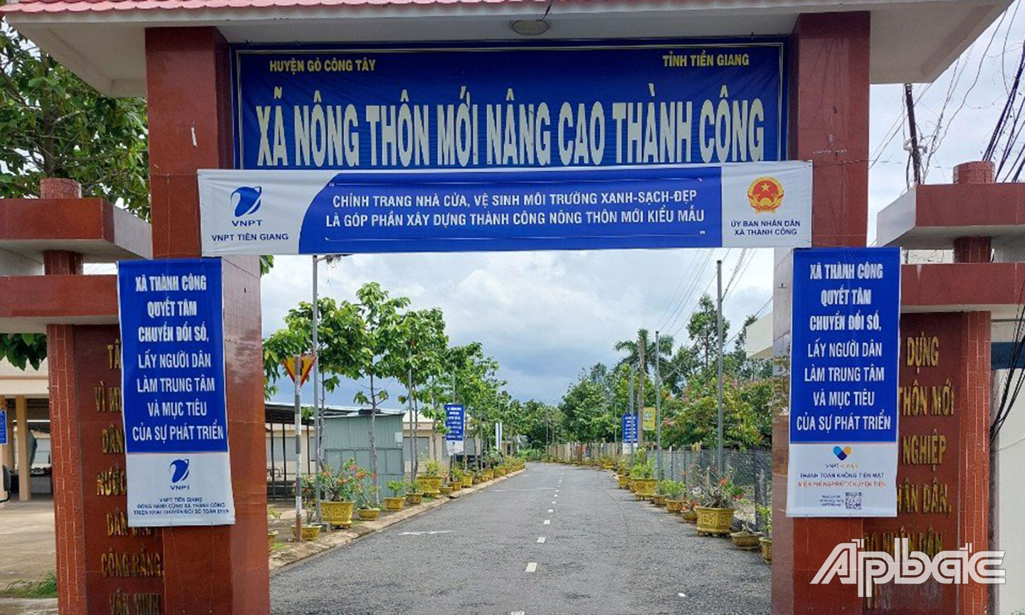 Đảng bộ, chính quyền và nhân dân xã Thành Công đang nỗ lực về đích xã NTM kiểu mẫu trong năm 2024.