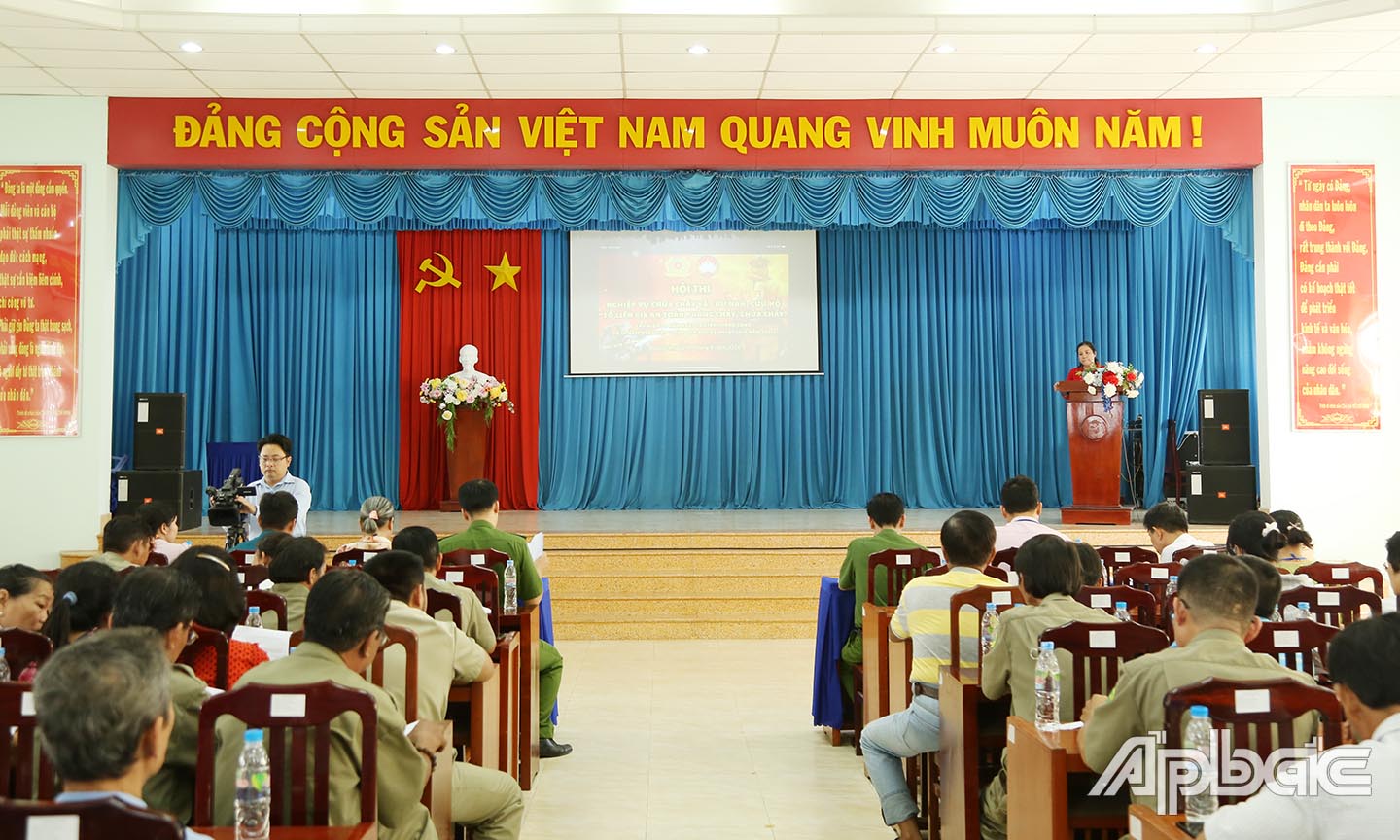 Quang cảnh Hội thi.