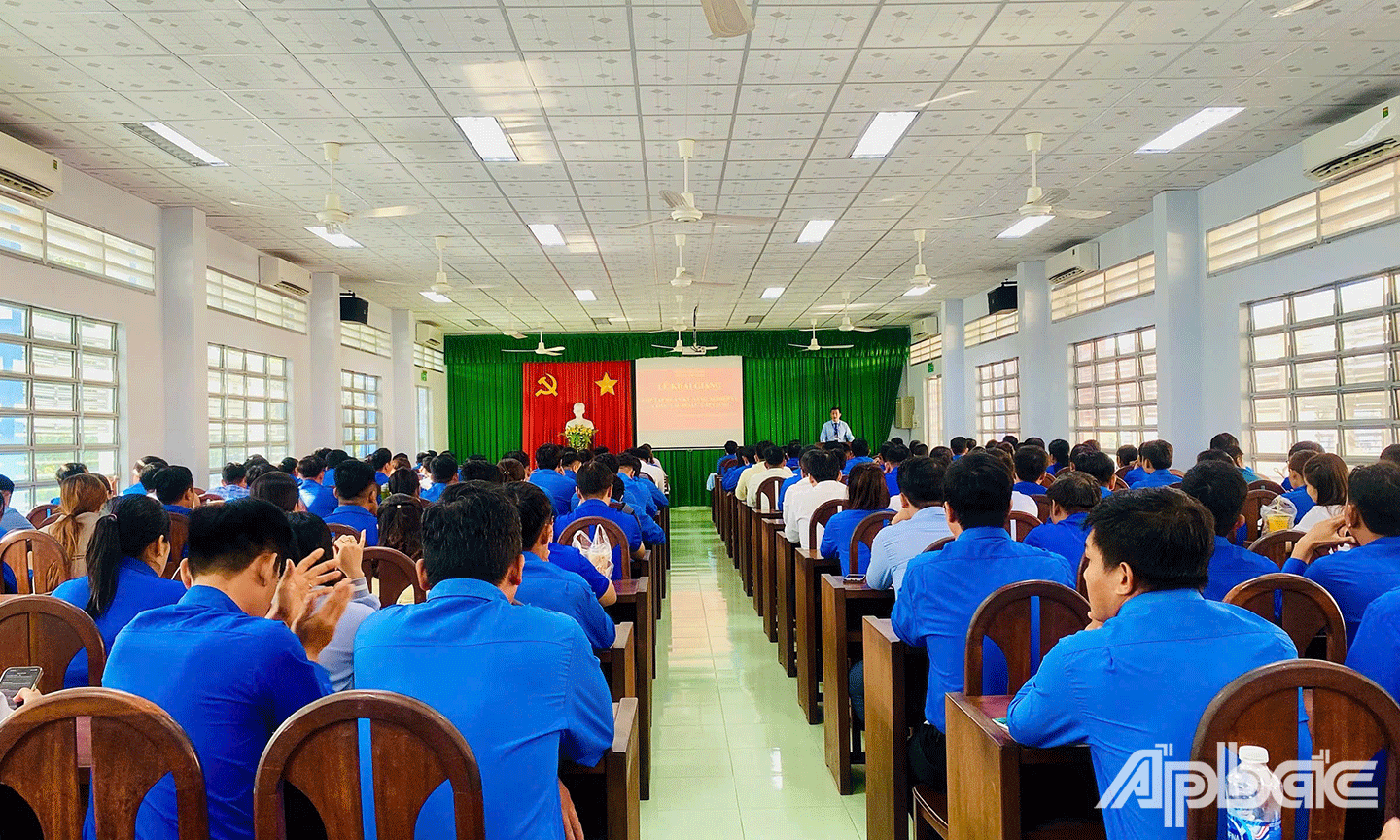 Quang cảnh Lễ Khai giảng 