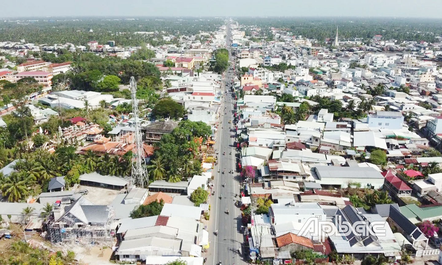 Nhờ sự chung sức đồng lòng của chính quyền và nhân dân, diện mạo NTM  ở Cái Bè có nhiều khởi sắc.