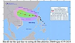 Bão Yagi di chuyển theo hướng Tây Tây Bắc