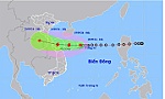 Áp thấp nhiệt đới cách Đà Nẵng khoảng 430 km