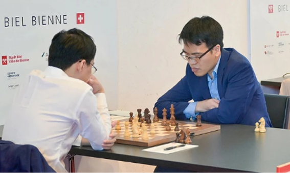 Lê Quang Liêm có thứ hạng 14 thế giới vào lúc này. Ảnh: BIELCHESS