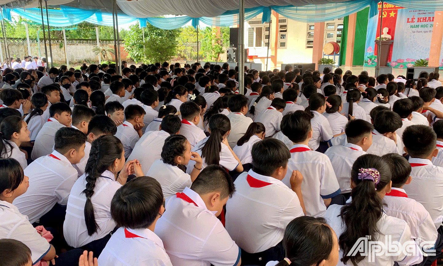 lễ khai giảng năm học mới 2024-2025 tại trường THCS Võ Duy Linh