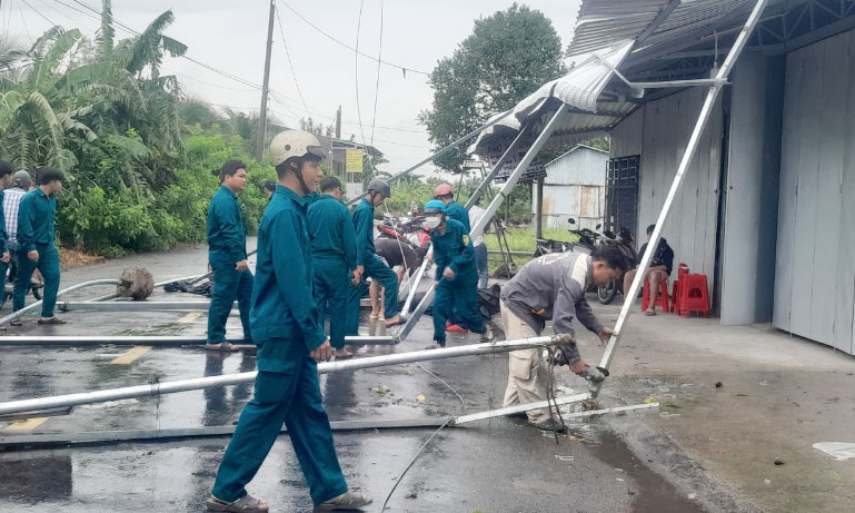 Tiền Giang chủ động triển khai các giải pháp phòng, chống thiên tai.