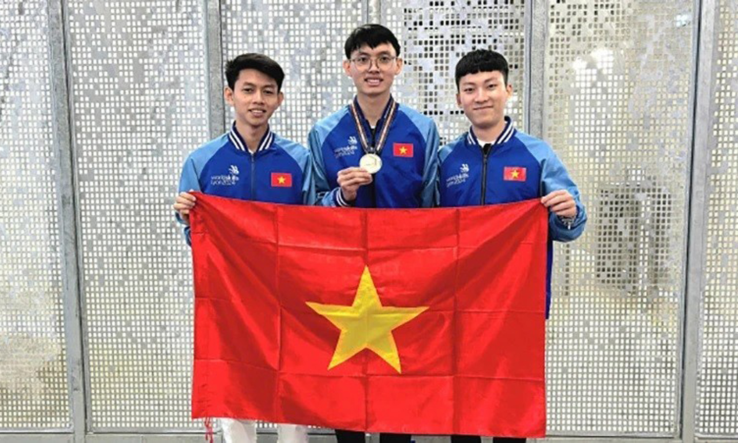 Vietnam wins bronze at 47th WorldSkills competition (Photo: VNA).