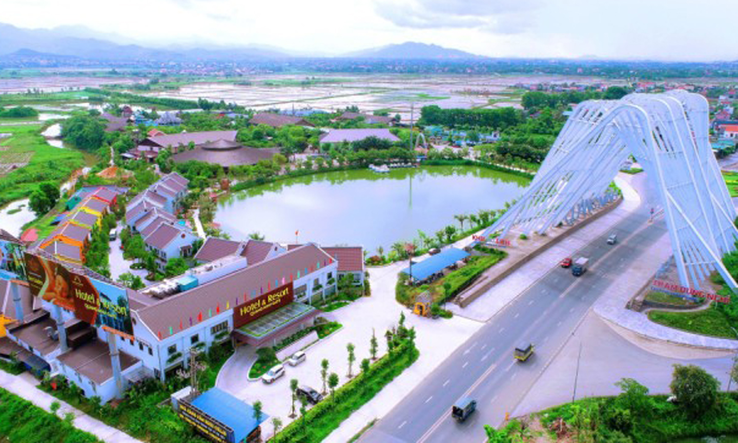 A corner of the urban area in Dong Trieu City, Quang Ninh Province. (Photo: Le Dai).