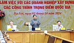 Thường trực Chính phủ làm việc với doanh nghiệp để thúc đẩy các công trình trọng điểm quốc gia