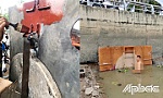 TP. Mỹ Tho: Ngăn triều cường trên các tuyến đường ngập nặng