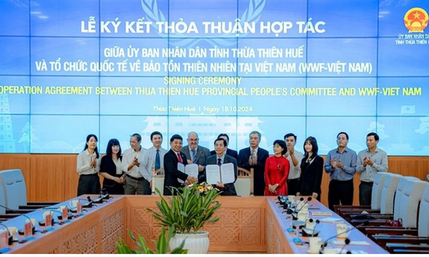 Thua Thien Hue cooperates with WWF Vietnam on biodiversity conservation