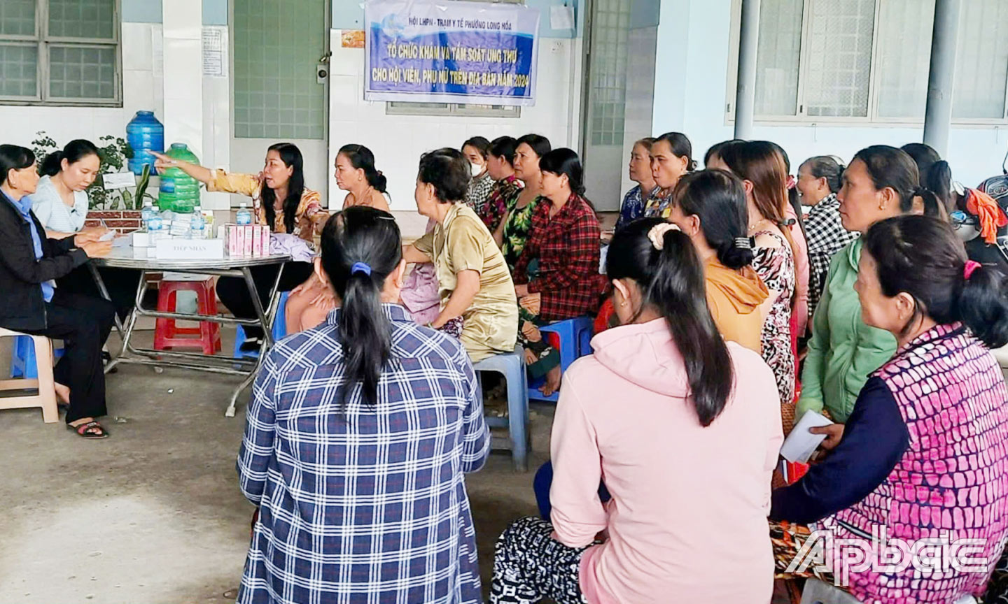 TP. Gò Công là một trong những đơn vị thực hiện tốt việc truyền thông lồng ghép và tầm soát ung thư cho phụ nữ trong năm nay.