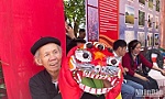 Unique masks of lion dance of ethnic groups in Lang Son