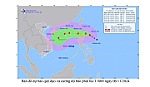Bão Yingxing có khả năng đổi hướng di chuyển theo hướng Tây Tây Nam