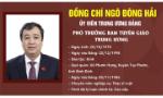 [Infographic] Phó Trưởng Ban Tuyên giáo Trung ương Ngô Đông Hải