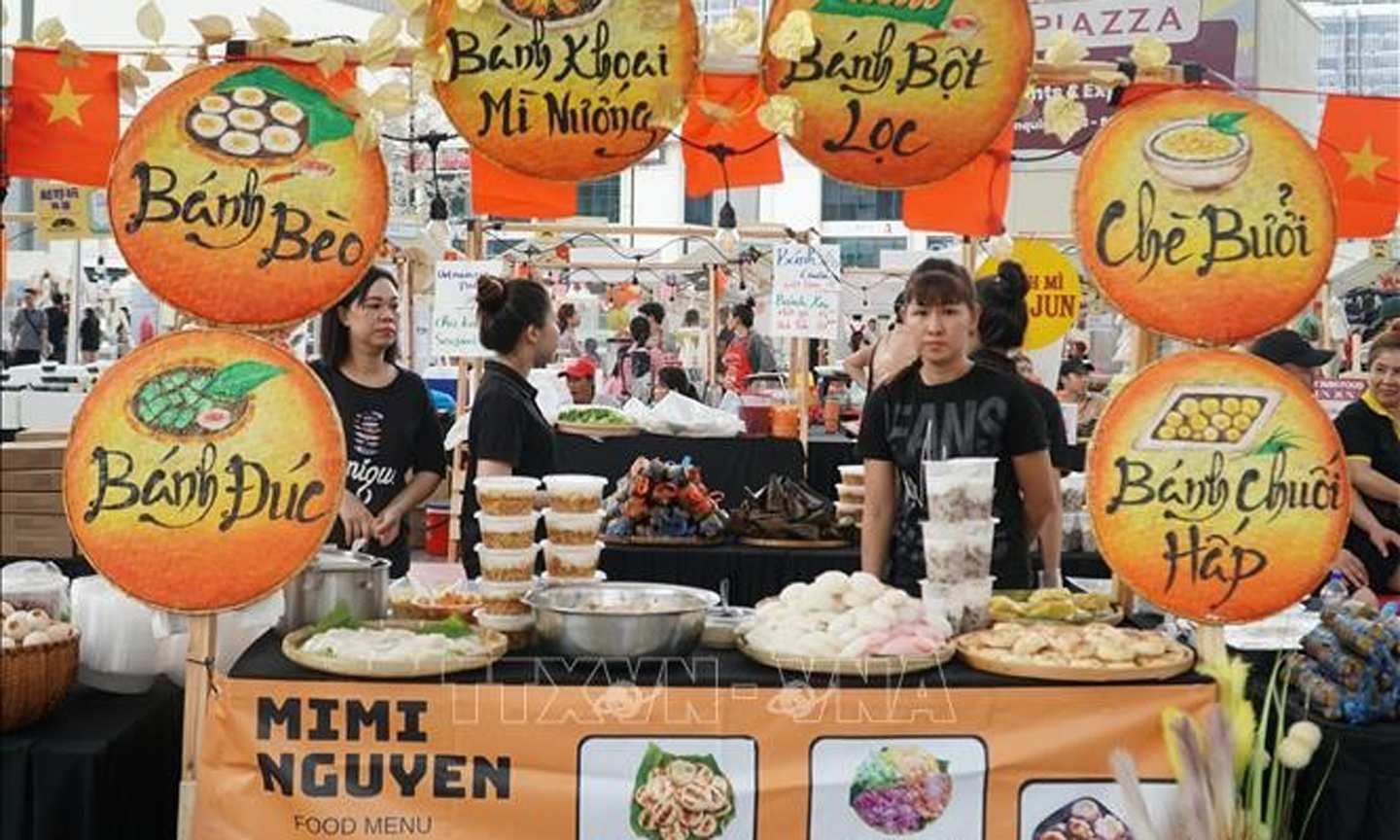 A stall at the festival in Kuala Lumpur (Photo: VNA).