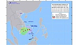 Bão số 10: Vùng biển phía Tây Nam khu vực giữa Biển Đông có gió mạnh cấp 6, 7