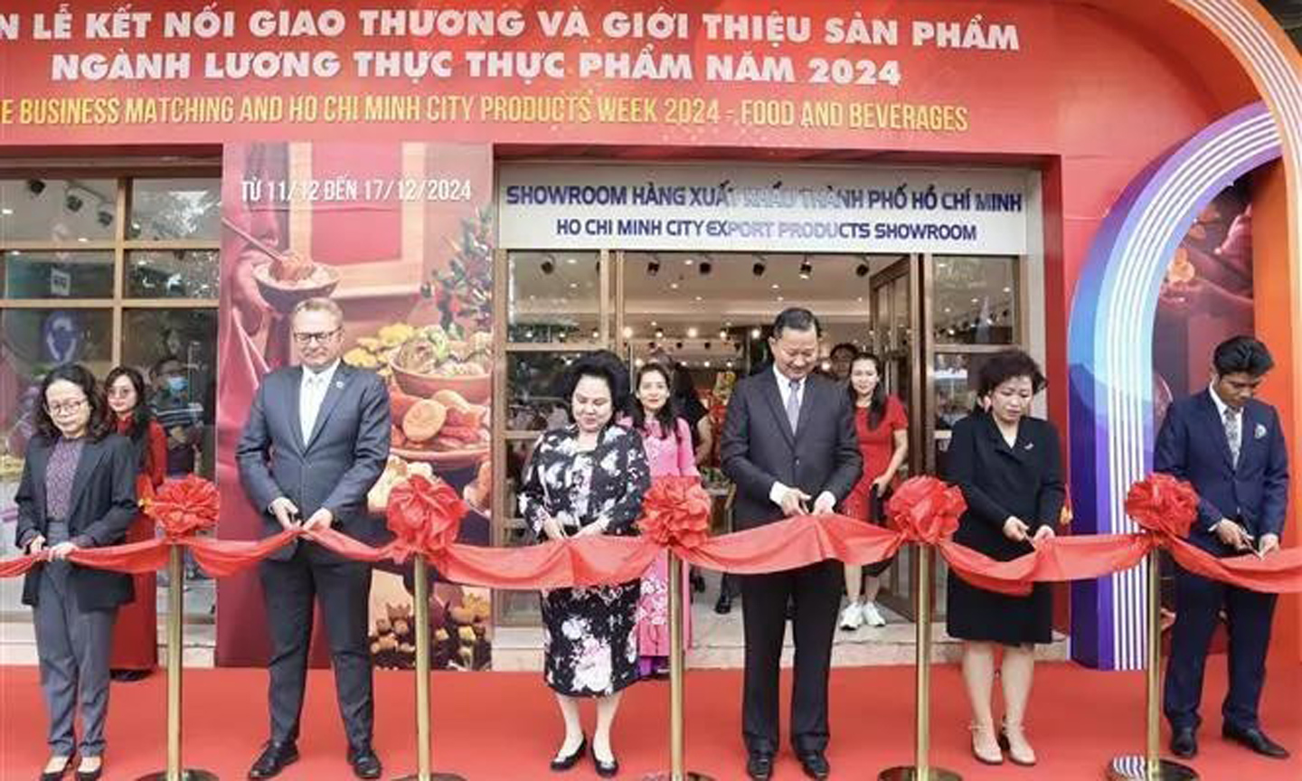 Business matching and food products week kicks off in HCM City