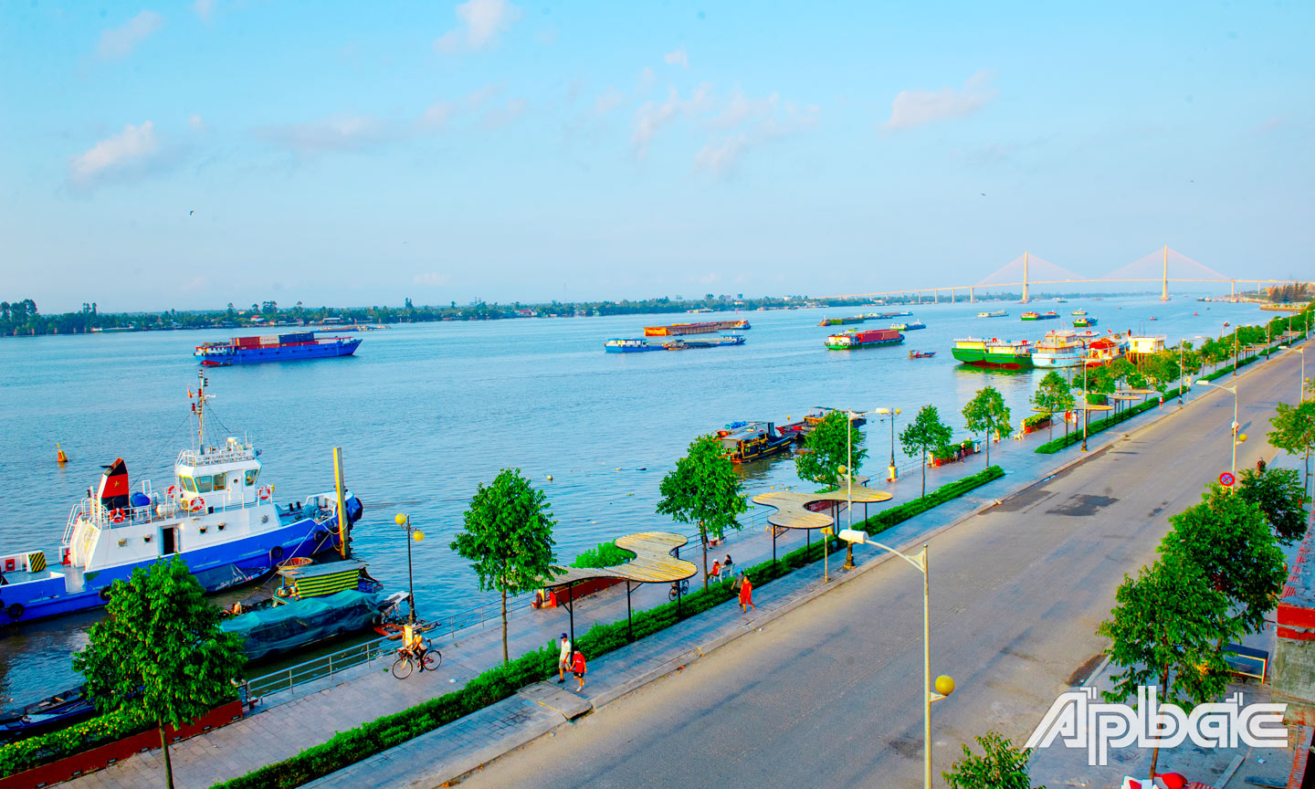 Đường Hoàng Sa - một trong những đường chạy đẹp của Giải Việt dã Báo Ấp Bắc lần thứ 40 - năm 2025.                                                               Ảnh: DUY NHỰT