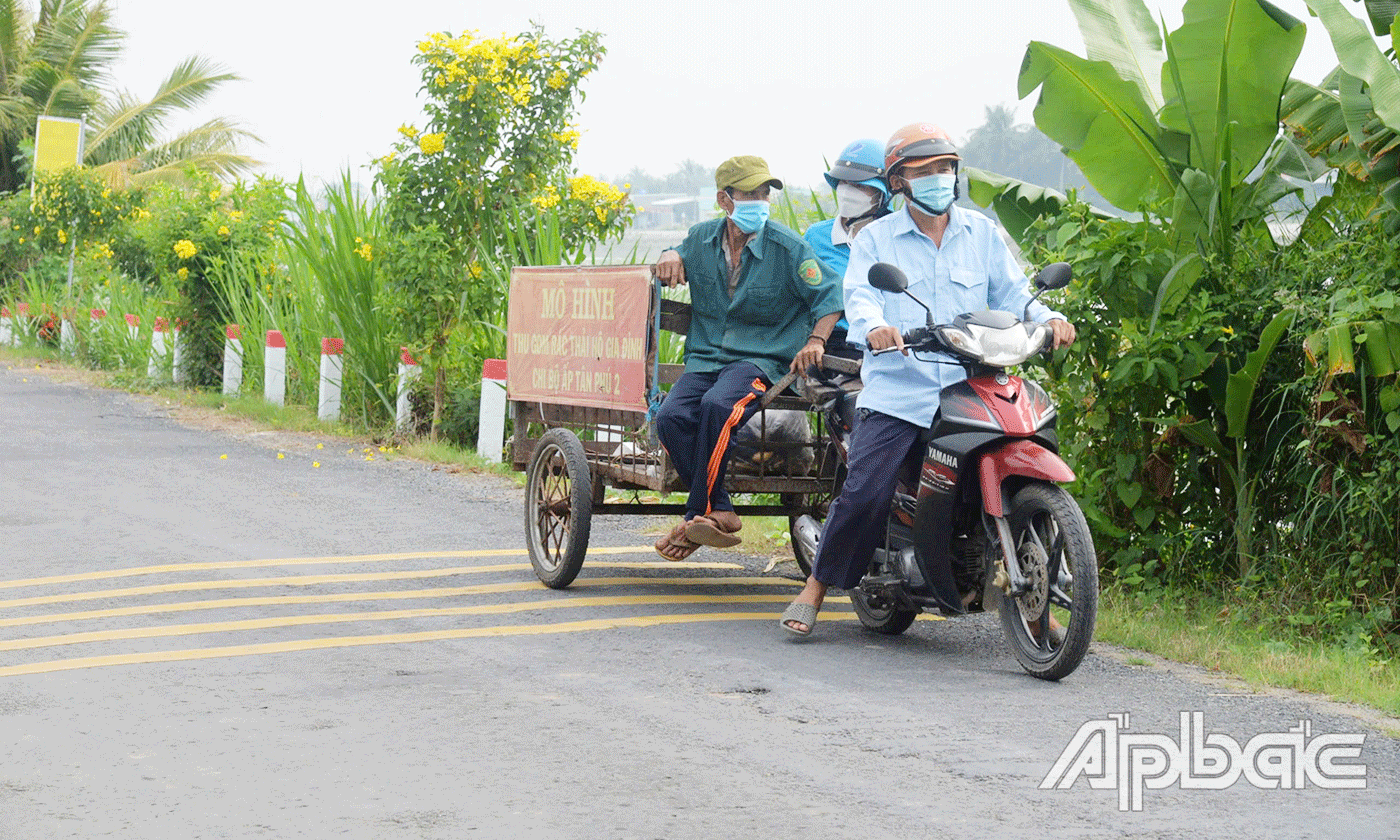 Thu gom rác mỗi tuần 2 lần.