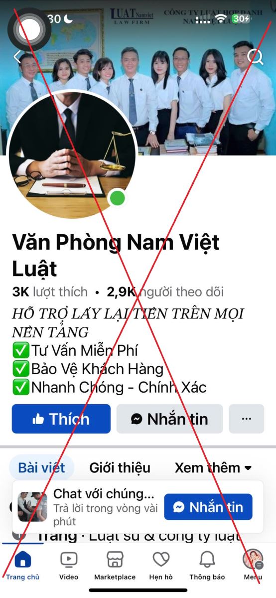 Để tạo lòng tin, các đối tượng lừa đảo còn giả mạo cả luật sư, văn phòng luật quảng cáo hỗ trợ người dân lấy lại tiền bị lừa. Thế nhưng, đây là hình thức 