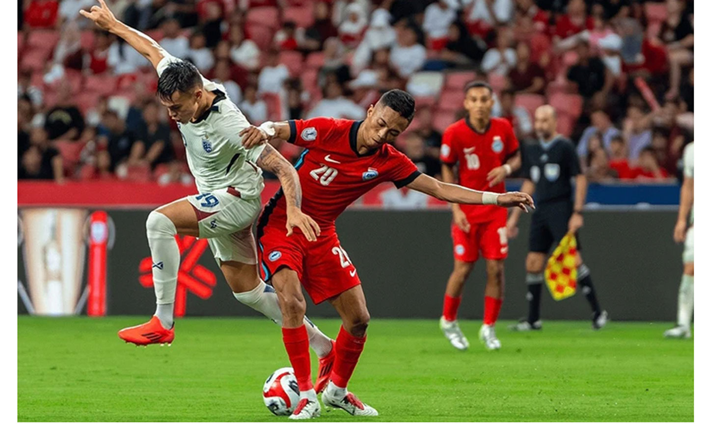 Tiền đạo Shawal Anuar (20) đang dẫn đầu danh sách cầu thủ ghi nhiều bàn nhất tại ASEAN Cup 2024.