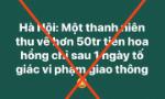 Bác thông tin 'thanh niên thu về 50 triệu đồng từ tố giác vi phạm giao thông'