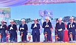 Prime Ministers mark start of work on Laos - Vietnam Friendship Park