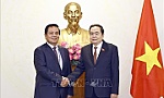 NA leader hosts First Vice President of Cambodian Senate