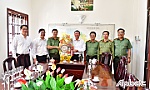 Công an tỉnh Tiền Giang chúc mừng xuân mới các cơ quan, đơn vị