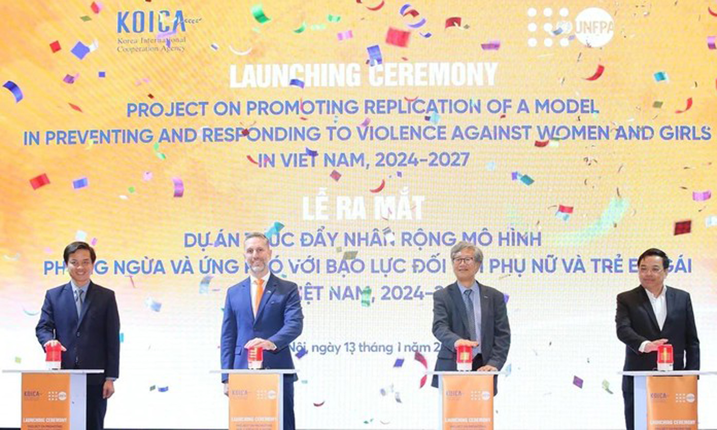 UNFPA, KOICA pledge continued support to Vietnam to eliminate gender-based violence