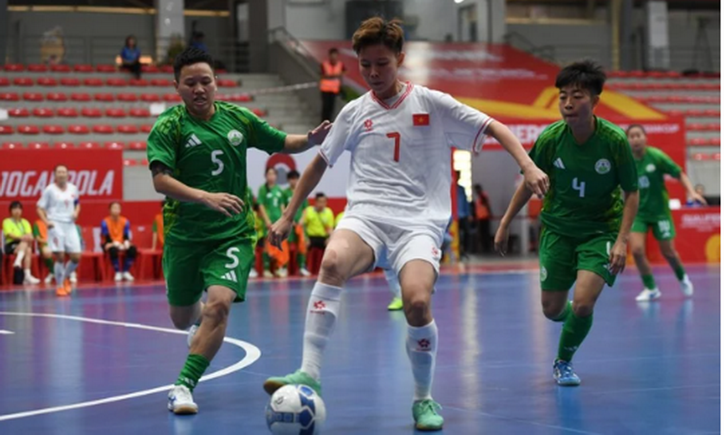 Đội tuyển futsal nữ Việt Nam thắng với tỷ số kỷ lục tại vòng loại châu Á 2025