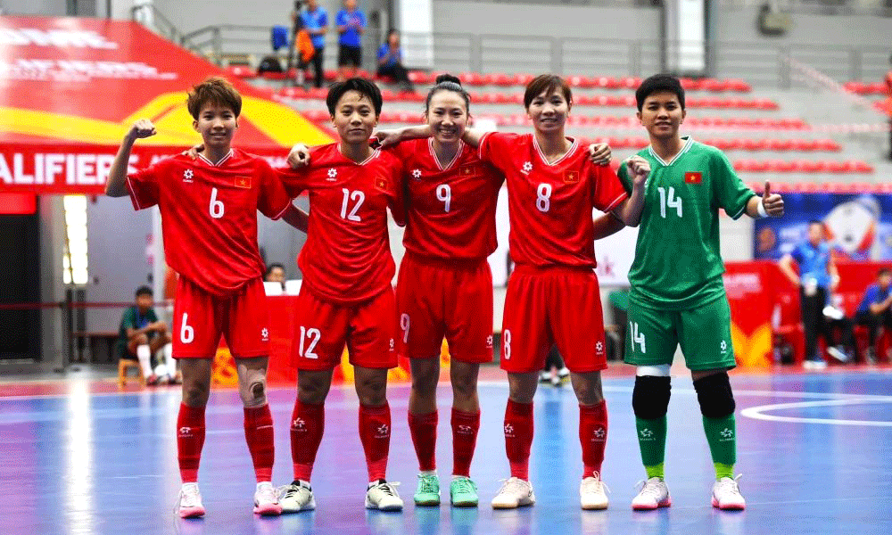 Tuyển futsal nữ Việt Nam giành quyền tham dự vòng chung kết giải Futsal nữ châu Á 2025