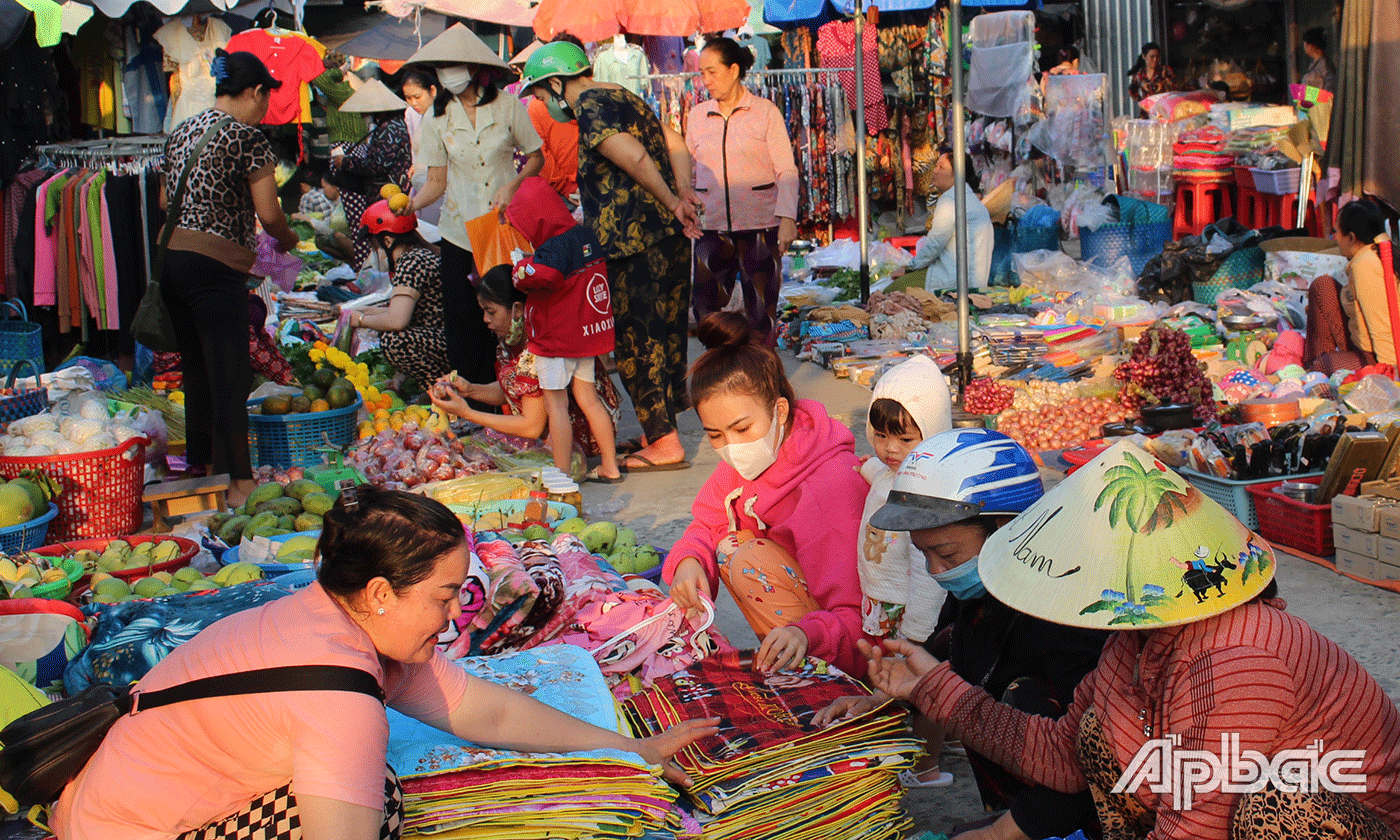 Tiền Giang: Chợ quê những ngày giáp tết