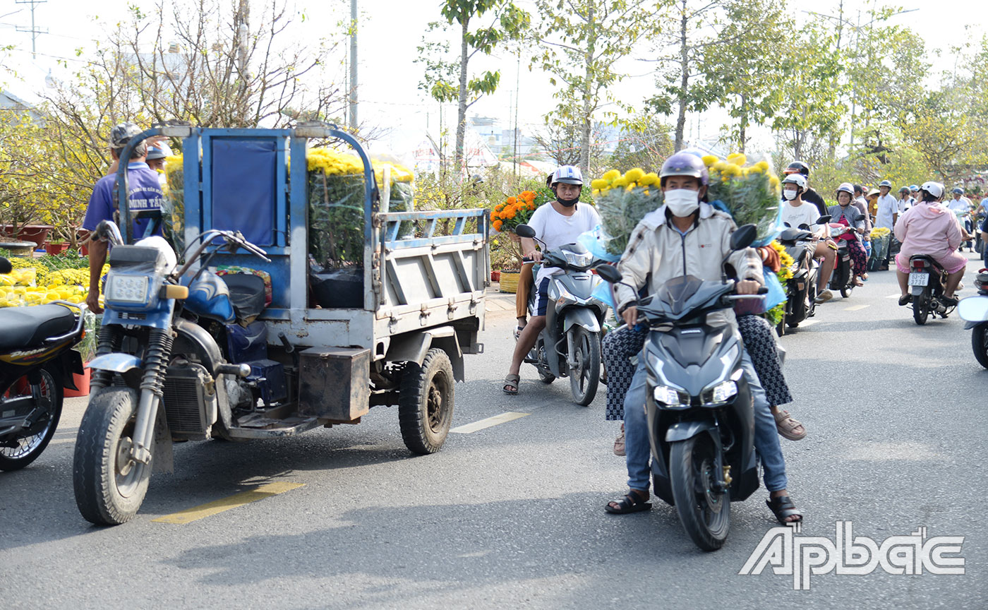 28 tết: Sức mua hoa, kiểng tăng mạnh ở Tiền Giang