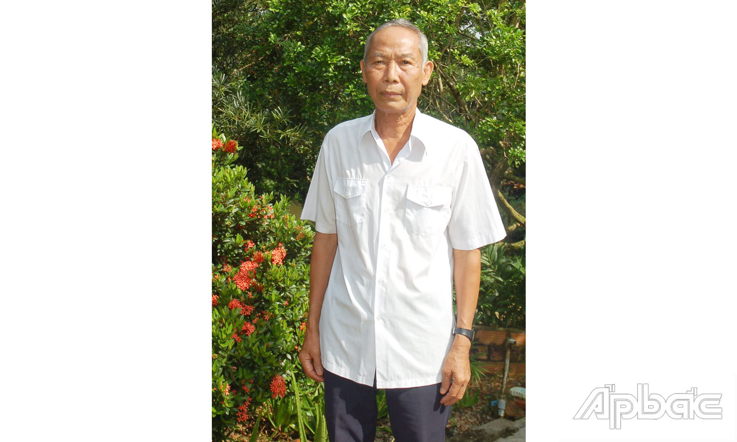 Ông Đời, Chủ tịch Hội NNCĐDC  xã Thanh Hòa, TX. Cai Lậy.