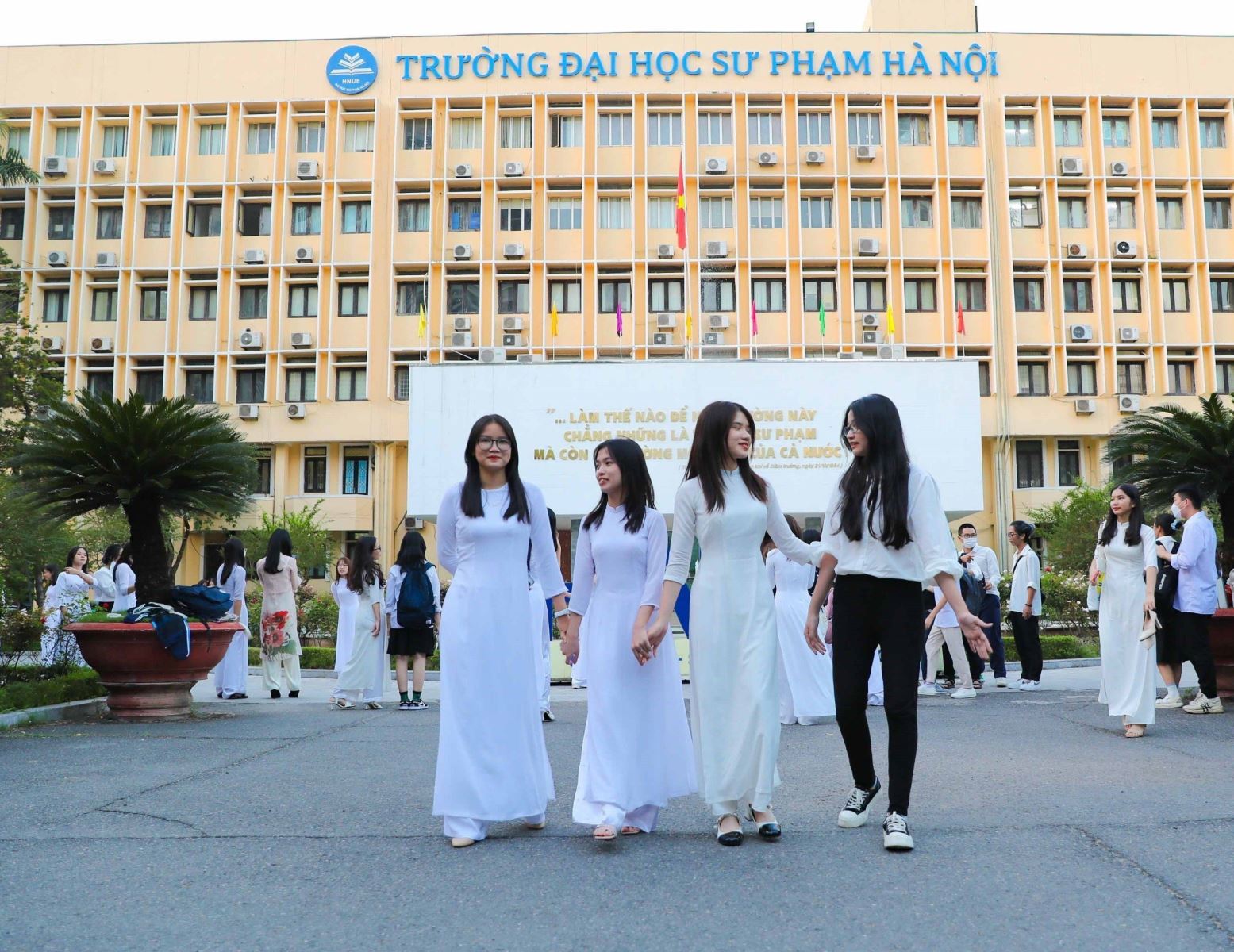 Sinh viên Trường Đại học Sư phạm Hà Nội. Ảnh minh họa: Thanh Tùng/TTXVN