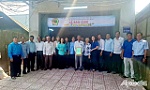 Bàn giao nhà đại đoàn kết cho hội viên cựu chiến binh