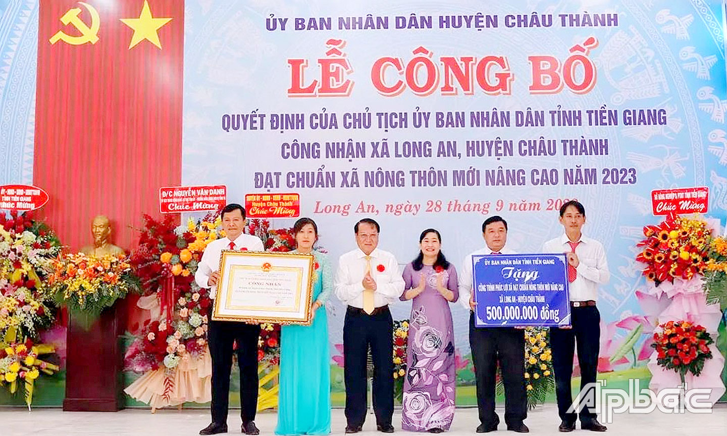 Đảng bộ xã Long An: Nhiều kết quả tích cực trong xây dựng nông thôn mới