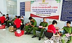 Cán bộ, chiến sĩ Công an tỉnh Tiền Giang hiến tặng 200 đơn vị máu