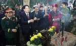 Chủ tịch nước Lương Cường dâng hương Giỗ Tổ Hùng Vương