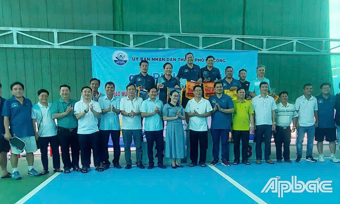 TP. Gò Công tổ chức Giải Pickleball nhân kỷ niệm 50 năm Ngày Giải phóng miền Nam, thống nhất đất nước