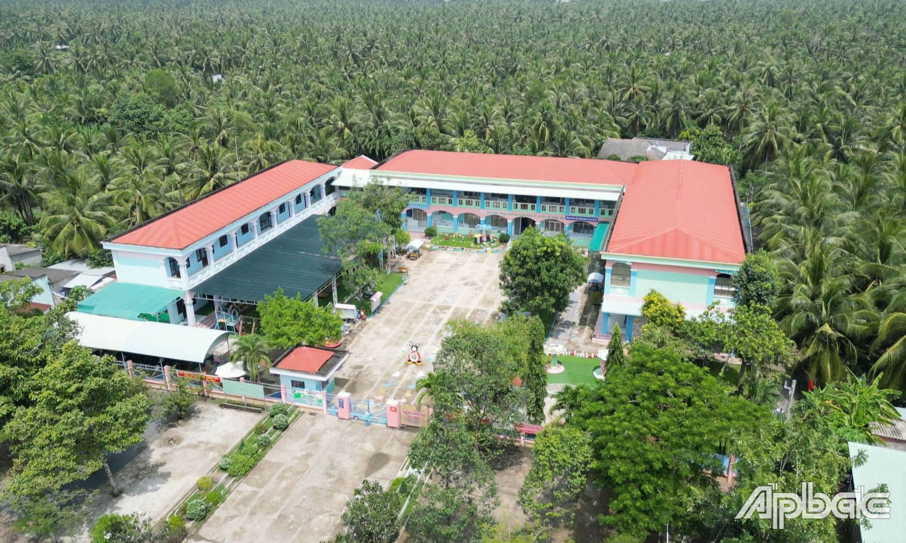 Trường Mầm non Tân Thới ngày nay.