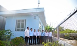 Quỹ Cộng đồng phòng tránh thiên tai khảo sát thực tế các trạm đo mưa tại Tiền Giang