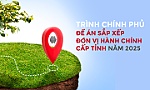 Trình Chính phủ Đề án sắp xếp đơn vị hành chính cấp tỉnh năm 2025