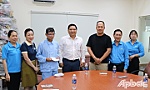 Tiền Giang: Thăm hỏi công nhân bị tai nạn lao động