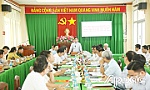 Phó Chủ tịch Thường trực UBND tỉnh Tiền Giang Trần Văn Dũng làm việc với huyện Châu Thành về tình hình kinh tế - xã hội