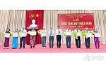 Đảng bộ TP. Mỹ Tho trao tặng Huy hiệu Đảng đợt 19-5