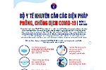 Bộ Y tế khuyến cáo người dân đeo khẩu trang nơi công cộng để phòng COVID-19